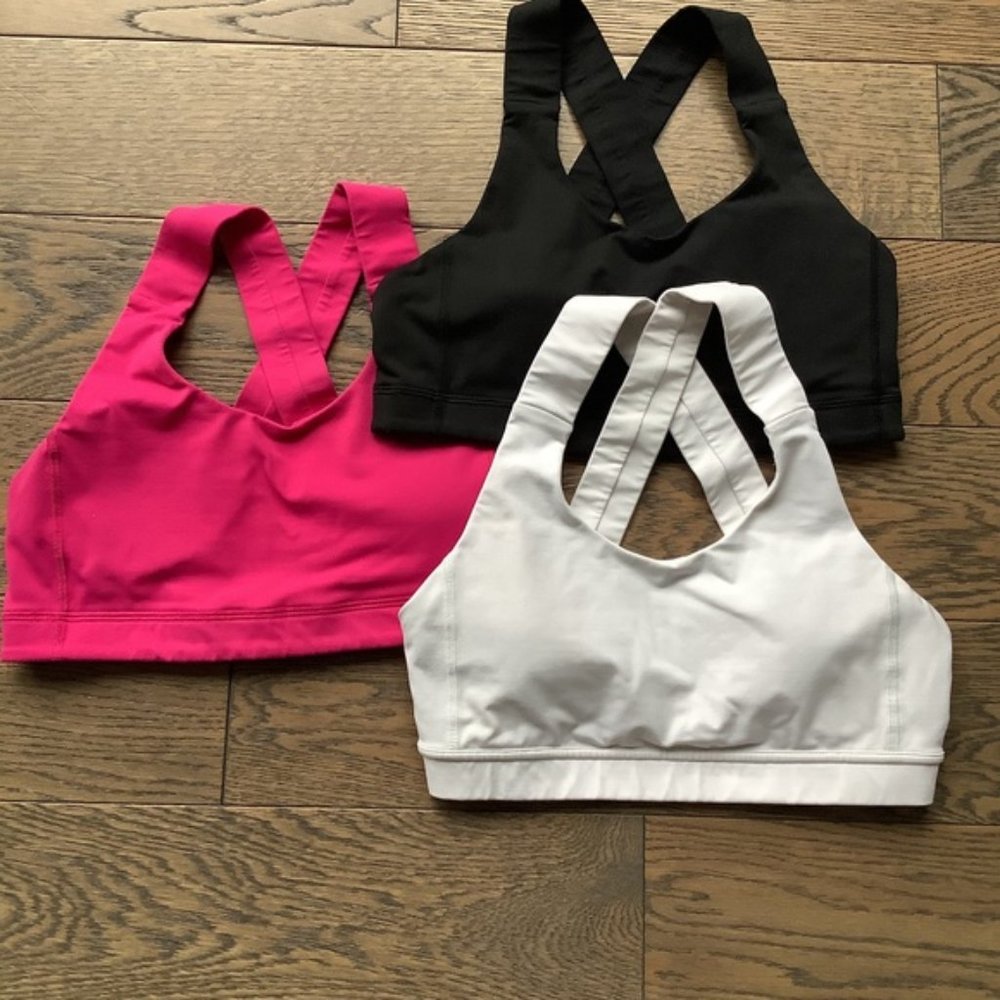 ❤️Lululemon Pink Sports Bra Size 8